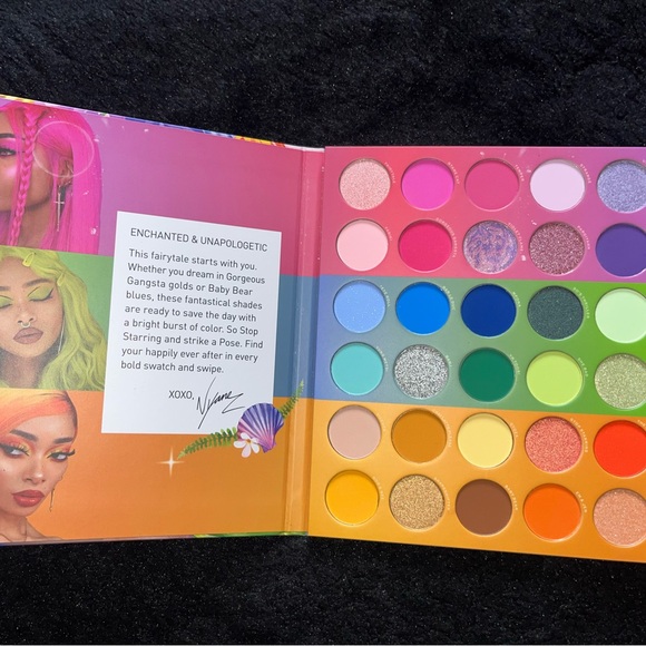 Morphe Fierce Fairytale Palette — Vibrant Purple, Blue, Pink & Green Artwork - Picture 2 of 3
